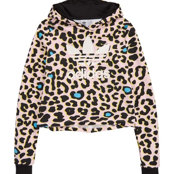 animal print adidas hoodie